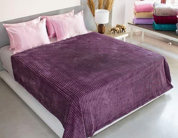 تصویر 4 از رو تختی خز دار با دوخت حرفه‌ ای و با دوام